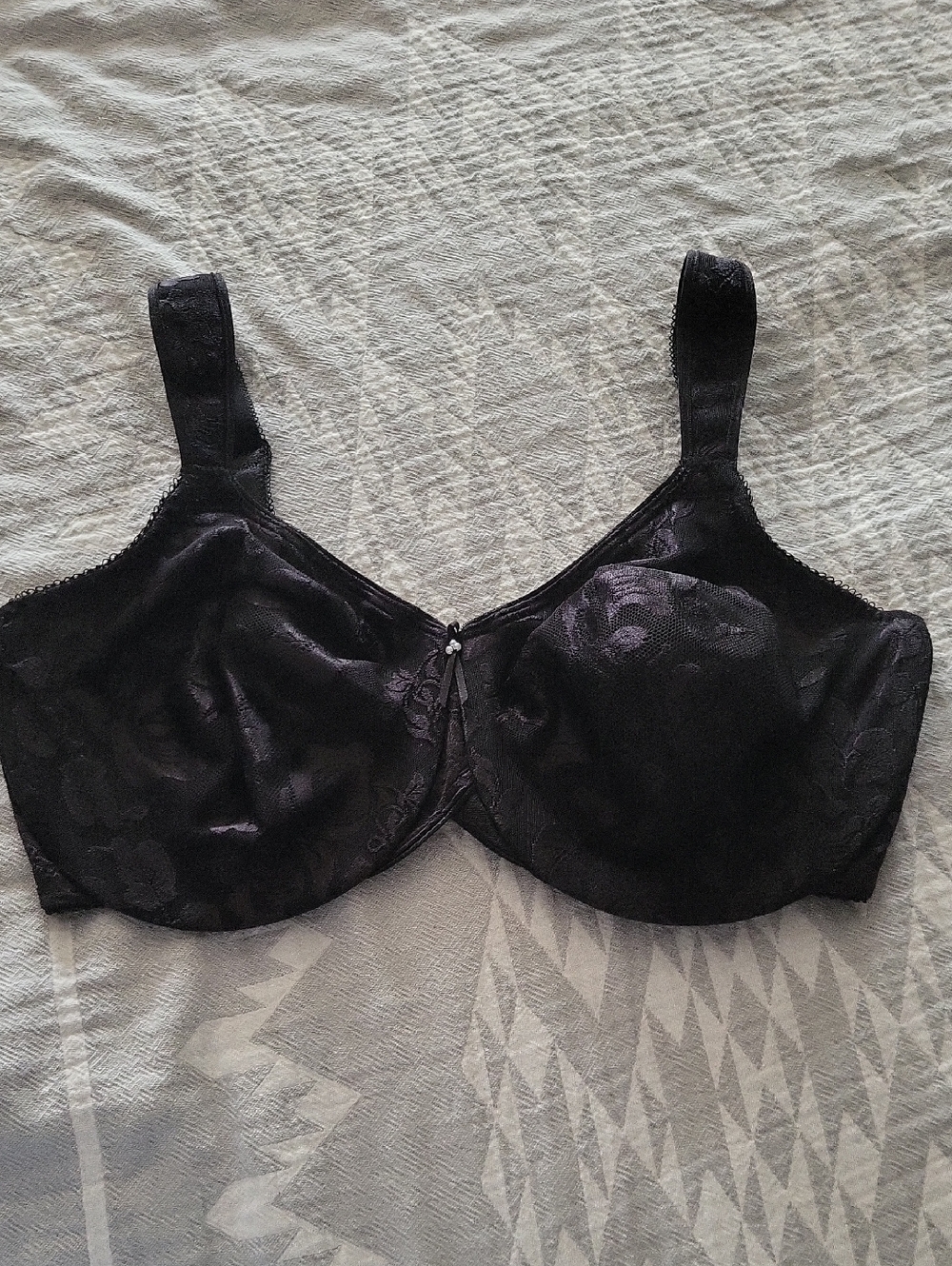 Black Full-Coverage Lace Bra - Women Intimates & Sleepwear